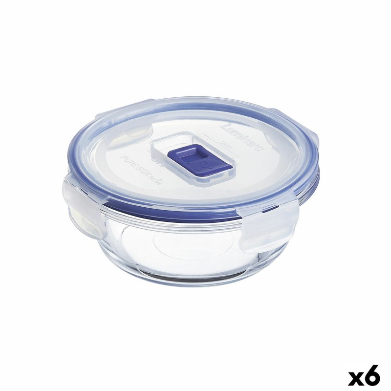 Porta pranzo Ermetico Luminarc Pure Box Active 420 ml 12 x 5 cm Bicolore Vetro (6 Unità) Porta pranzo Ermetico Luminarc Pure Box Active 420 ml 12 x 5 cm Bicolore Vetro (6 Unità)