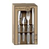 Set di Posate Lou Laguiole Comptoir Grigio Metallo 24 Pezzi