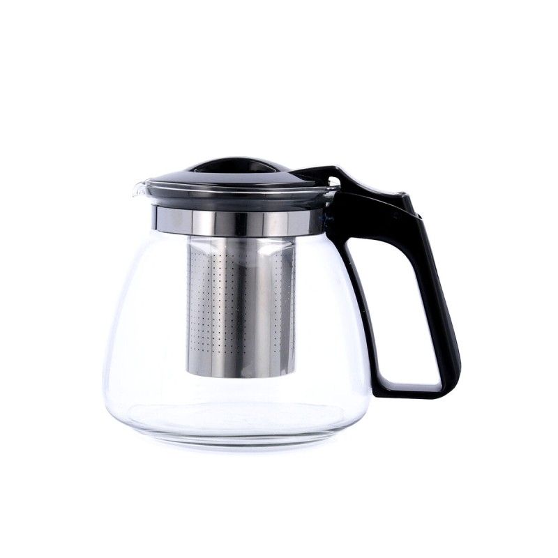 Teiera Quid Serenia Trasparente Vetro Acciaio inossidabile 900 ml Teiera Quid Serenia Trasparente Vetro Acciaio inossidabile 900 ml