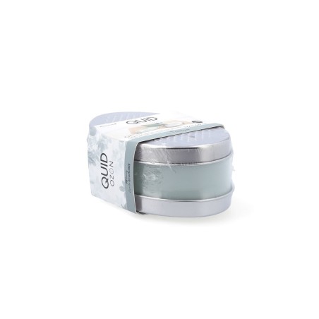 Grattugia con Contenitore Quid Ozon Verde Metallo 17 x 12 x 7 cm (12 Unità)