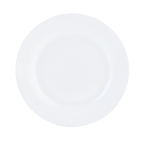 Piatto da pranzo Quid Basic Bianco Ceramica 23 cm (12 Unità)