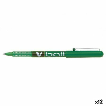 Penna Roller Pilot V Ball 0,7 mm Verde (12 Unità)