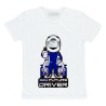 Maglia a Maniche Corte per Bambini Sparco Future Racer Bianco