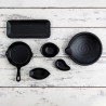 Vassoio per aperitivi Quid A'bordo Nero Plastica Ø 18 cm (12 Unità) (Pack 12x)