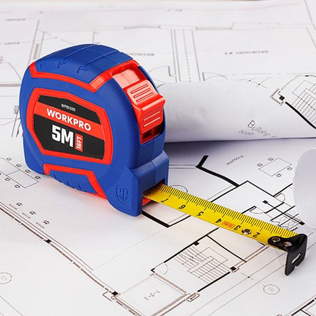 Metro a Nastro Workpro Nylon 5 m x 19 mm