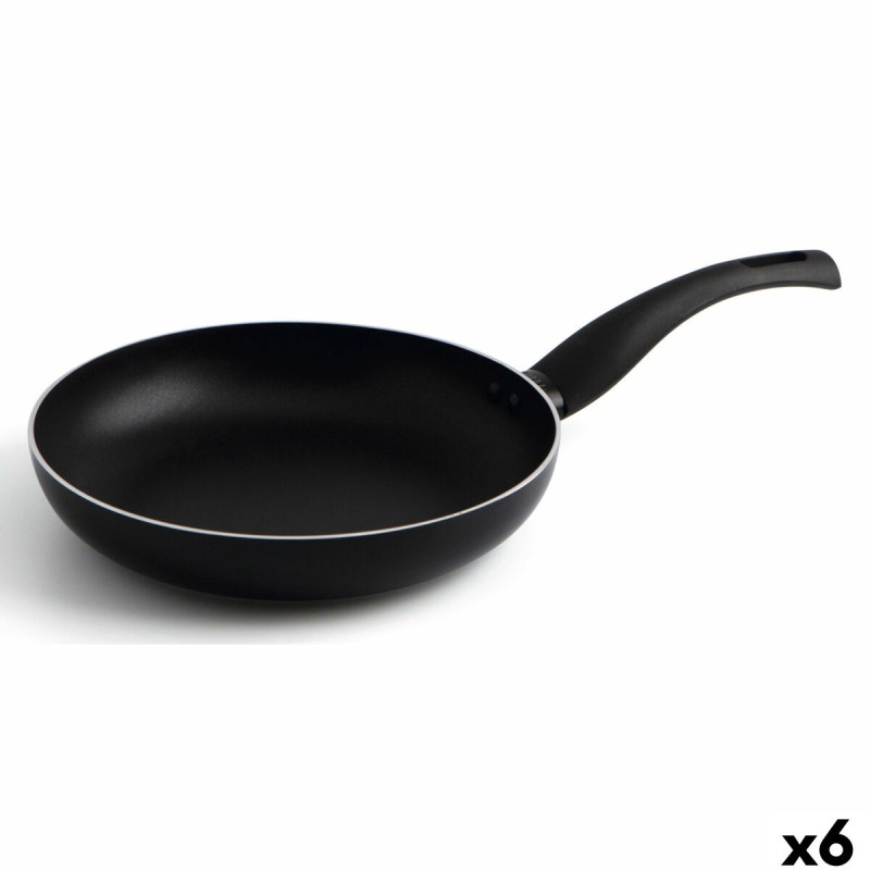 Padella Quid Hydra Nero Metallo Bachelite Ø 22 cm (6 Unità) Padella Quid Hydra Nero Metallo Bachelite Ø 22 cm (6 Unità)