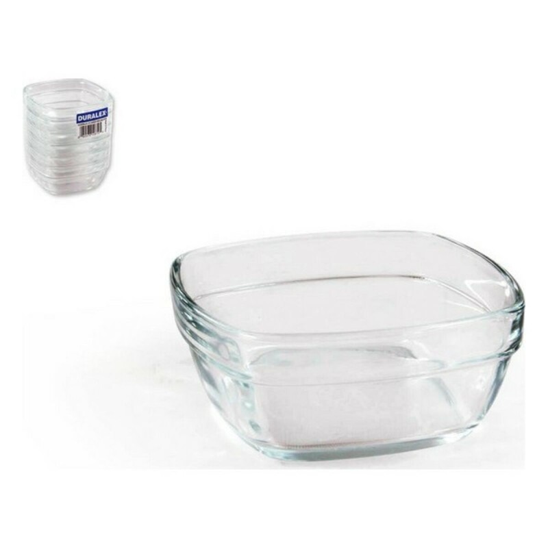 Ciotola Duralex Lys Impilabile Quadrato 150 ml 9 x 9 x 4 cm Ciotola Duralex Lys Impilabile Quadrato 150 ml 9 x 9 x 4 cm
