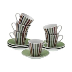 Set di Tazze e Piatti Versa Ligne Porcellana