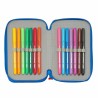 Astuccio Doppio The Paw Patrol Cool Azzurro Rosso 12.5 x 19.5 x 4 cm 29 Pezzi