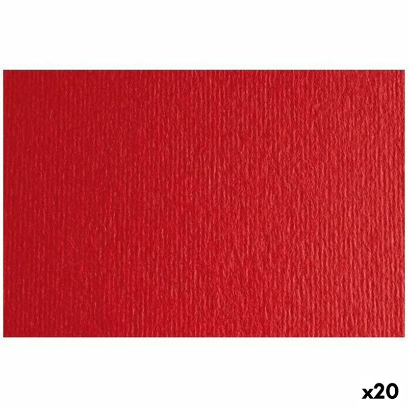 Cartoncini Sadipal LR 200 Rosso 50 x 70 cm Testurizzato (20 Unità) Cartoncini Sadipal LR 200 Rosso 50 x 70 cm Testurizzato (20 Unità)