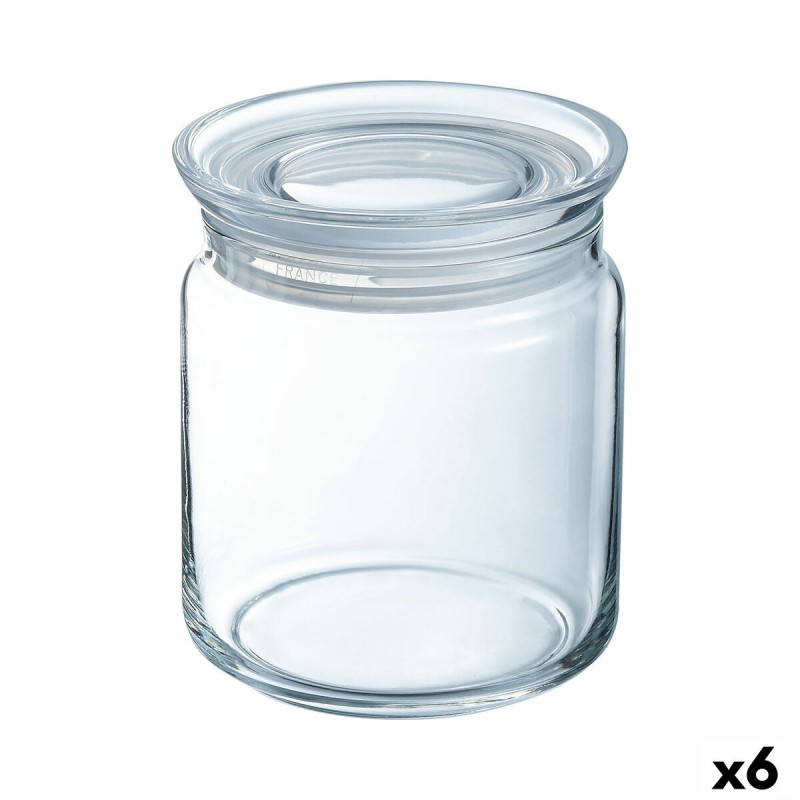 Vaso Luminarc Pav Trasparente Silicone Vetro (1 L) (6 Unità) Vaso Luminarc Pav Trasparente Silicone Vetro (1 L) (6 Unità)
