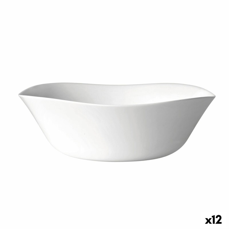Insalatiera Bormioli Rocco Parma Bianco Vetro (24 cm) (12 Unità) Insalatiera Bormioli Rocco Parma Bianco Vetro (24 cm) (12 Unità)