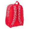 Zaino Scuola Hello Kitty Iconic Bianco Rosso 33 x 42 x 14 cm