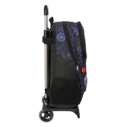 Trolley per la Scuola Spider-Man Attack Nero 32 x 44 x 16 cm