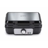 Macchina da Waffle Alpina 1000 W Argentato