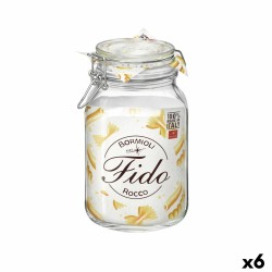 Barattolo di Vetro Bormioli Rocco Fido Trasparente (6 Unità)