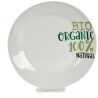 Piatto da Dolce Organic Porcellana 19 x 2 x 19 cm (10 Unità)