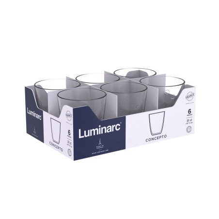 Bicchiere Luminarc Concepto Bulle Trasparente Vetro 310 ml (24 Unità)