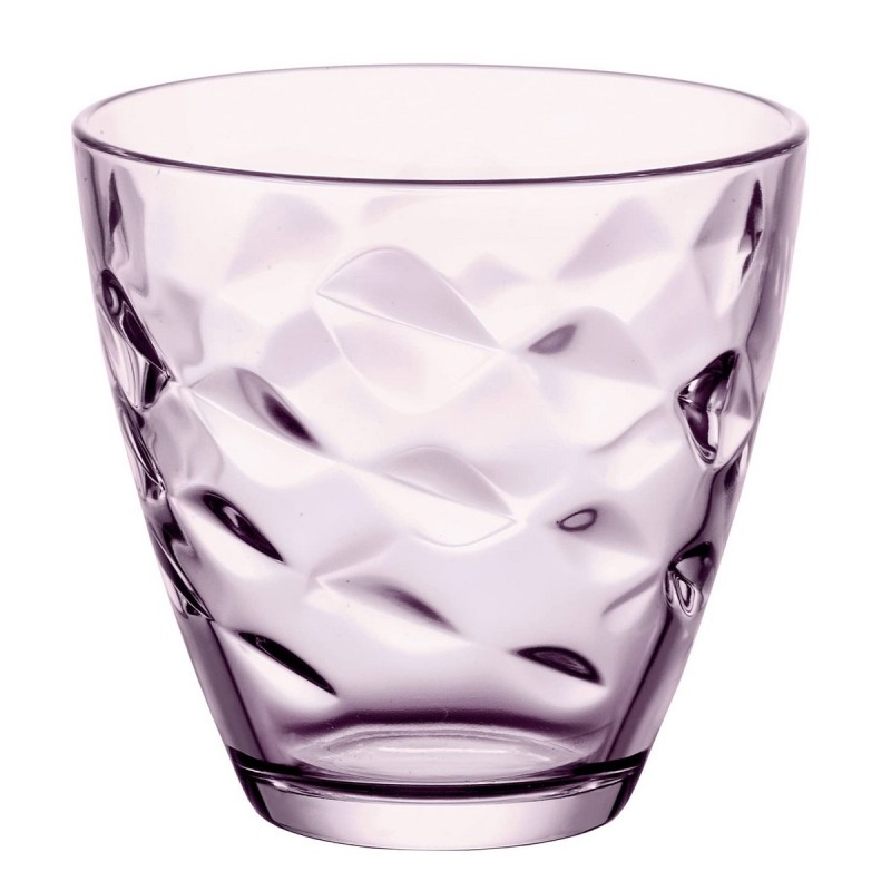 Set di Bicchieri Bormioli Rocco Flora Rosa Vetro 260 ml 6 Unità