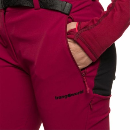 Pantalone Lungo Sportivo Trangoworld Dunai Dr Rosso Cremisi Donna