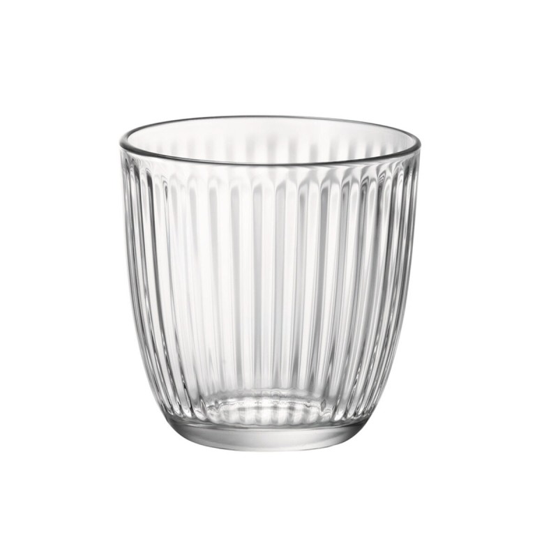 Set di Bicchieri Bormioli Rocco Line Trasparente Vetro Con rilievo 290 ml 6 Unità Set di Bicchieri Bormioli Rocco Line Trasparente Vetro Con rilievo 290 ml 6 Unità