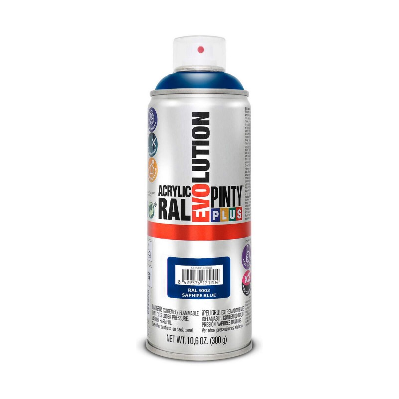 Vernice spray Pintyplus Evolution RAL 5003 400 ml Zaffiro Vernice spray Pintyplus Evolution RAL 5003 400 ml Zaffiro