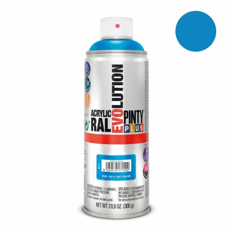 Vernice spray Pintyplus Evolution RAL 5015 400 ml Sky Blue