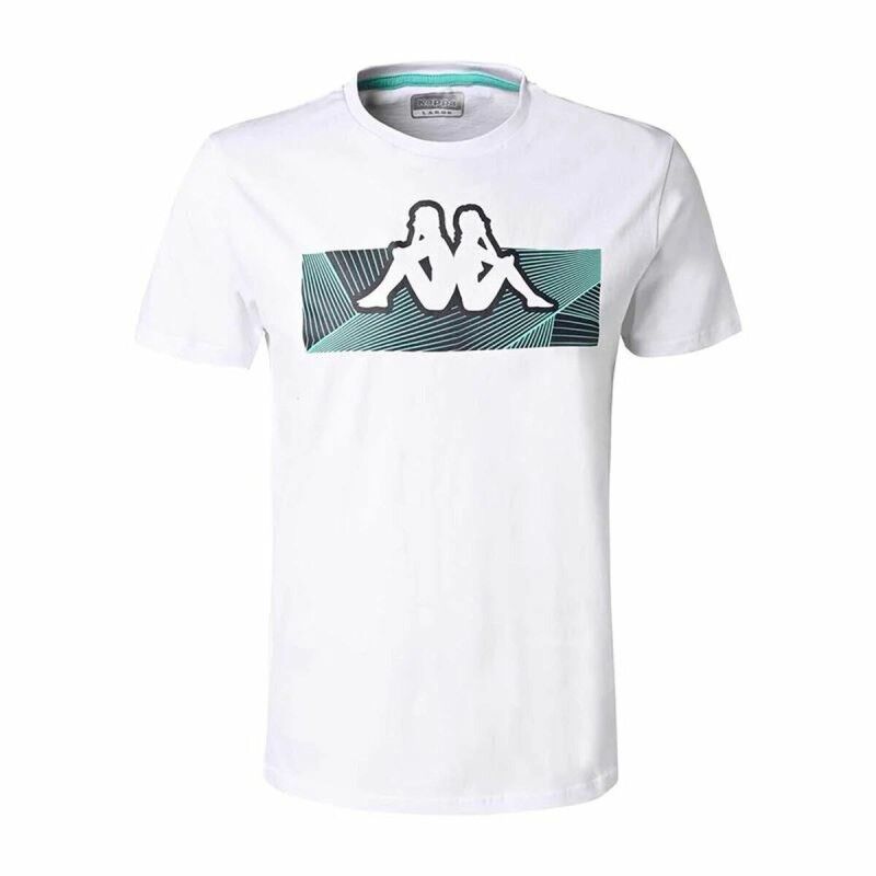 Maglia a Maniche Corte per Bambini Kappa Eryx Bianco Maglia a Maniche Corte per Bambini Kappa Eryx Bianco