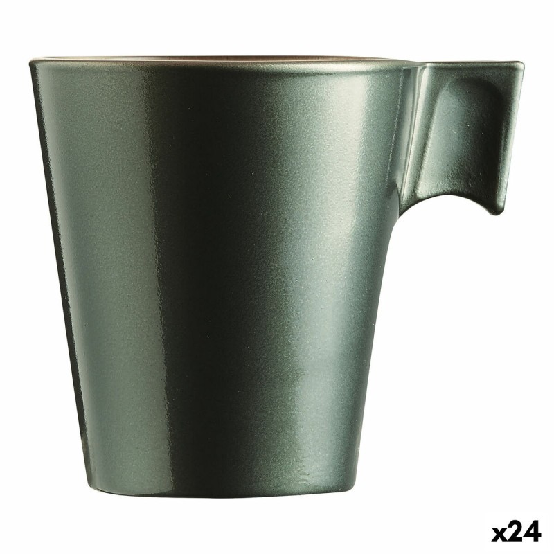 Tazza Mug Luminarc Flashy Verde 80 ml Vetro (24 Unità) Tazza Mug Luminarc Flashy Verde 80 ml Vetro (24 Unità)