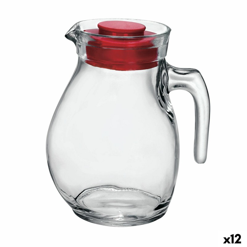 Boccale con Coperchio e Dosatore Bormioli Rocco Sangria Vetro 1,5 L (12 Unità) Boccale con Coperchio e Dosatore Bormioli Rocco Sangria Vetro 1,5 L (12 Unità)