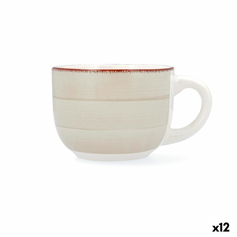 Tazza Quid Vita Morning Ceramica Beige 470 ml (12 Unità) Tazza Quid Vita Morning Ceramica Beige 470 ml (12 Unità)