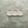 Vassoio per aperitivi Bidasoa Ikonic Grigio Plastica Melammina 28,6 x 10,9 x 3,1 cm (12 Unità) (Pack 12x)