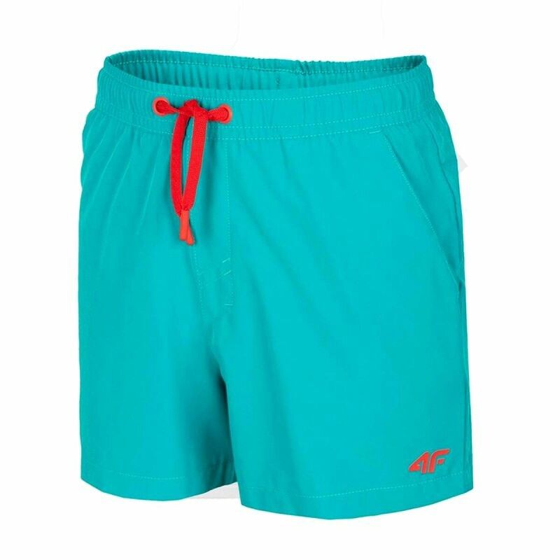 Pantaloncini Sportivi per Bambini 4F JSKMT001 Turchese Pantaloncini Sportivi per Bambini 4F JSKMT001 Turchese