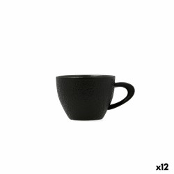 Set di Tazze da Caffè Bidasoa Fosil Nero Ceramica Allumina 800 ml (12 Unità)
