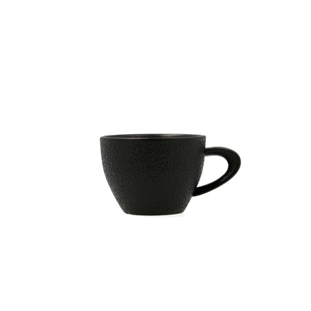 Set di Tazze da Caffè Bidasoa Fosil Nero Ceramica Allumina 800 ml (12 Unità)