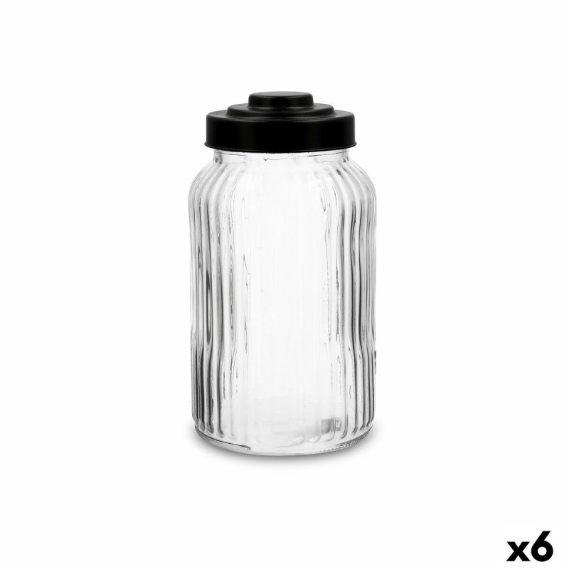 Vaso Quid Maison Trasparente Vetro 1,25 L (6 Unità) Vaso Quid Maison Trasparente Vetro 1,25 L (6 Unità)