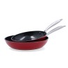 Set di padelle Quid Mirro Rosso Metallo 2 Pezzi