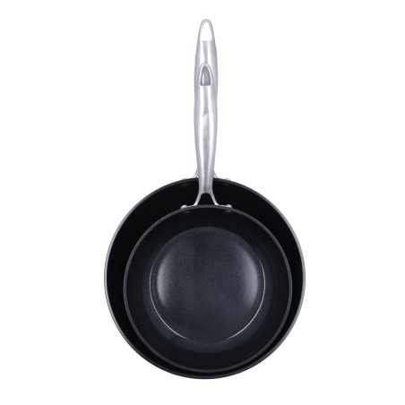 Set di padelle Quid Mirro Rosso Metallo 2 Pezzi