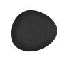 Piatto da pranzo Bidasoa Fosil Nero Ceramica Ovale 22,8 x 20,1 x 2,2 cm (9 Unità)