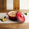Casseruola con coperchio Bidasoa Fierro Rosso Ø 24 cm 3,7 L (2 Unità)