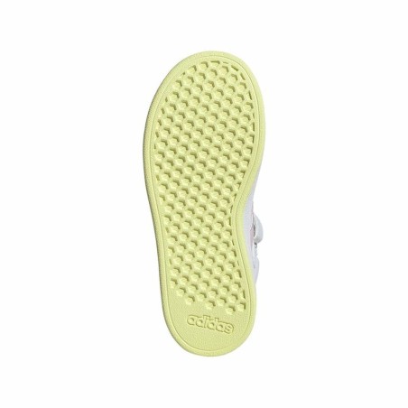 Scarpe da Tennis Casual Bambino Adidas Grand Court Mid Bianco
