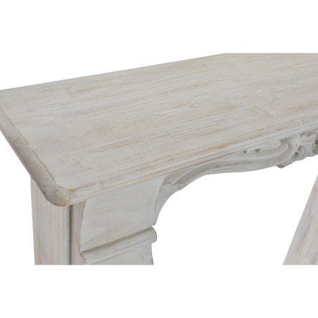 Cornici camini Home ESPRIT Bianco Abete Cottage Finitura invecchiata 88 cm 125 x 27 x 104 cm 123 X 26,5 X 105 cm
