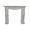 Cornici camini Home ESPRIT Bianco Abete Cottage Finitura invecchiata 88 cm 125 x 27 x 104 cm 123 X 26,5 X 105 cm