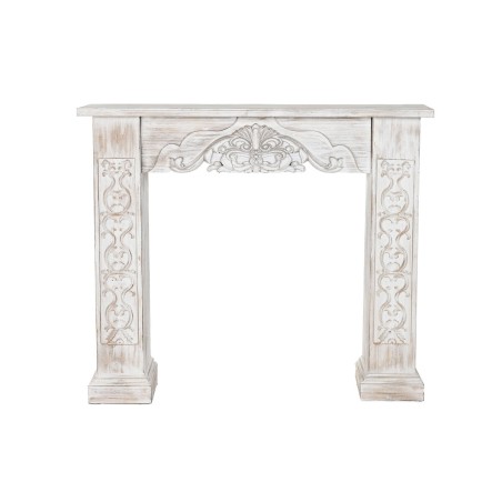 Cornici camini Home ESPRIT Bianco Abete Legno MDF 113 X 26 X 101 cm