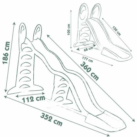 Scivolo ad acqua Smoby Super Megagliss