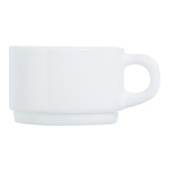 Set di Tazze Luminarc Apilable Bianco 280 ml Impilabile (6 Unità)