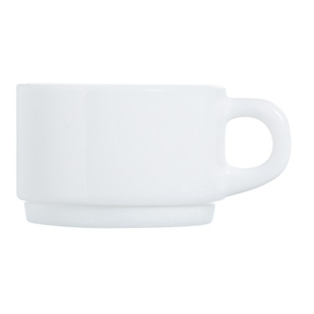 Set di Tazze Luminarc Apilable Bianco 280 ml Impilabile (6 Unità)