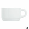 Set di Tazze Luminarc Apilable Bianco 280 ml Impilabile (6 Unità)