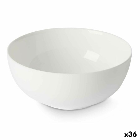 Ciotola Vivalto LZKW-60 Bianco Vetro opalino 15 x 6,5 x 15 cm (36 Unità)