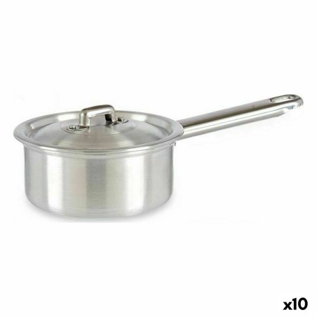 Casseruola con Coperchio Kinvara 100017 Argentato Alluminio Ø 12 cm 600 ml (10 Unità)